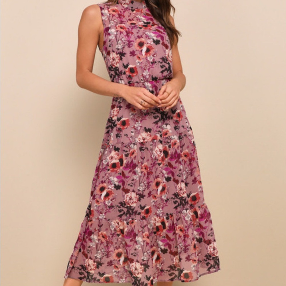 Lulu’s In My Dreams Flowy Floral Dress